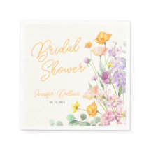 Moda Wildflower Script Bridal Shower