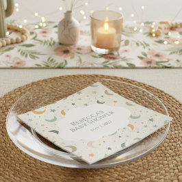 Servilleta De Papel Moda y estrellas Boho Ducha de adopción para bebés