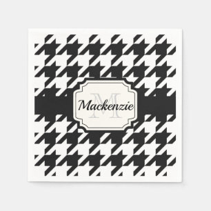 Servilleta De Papel Modelo de Houndstooth
