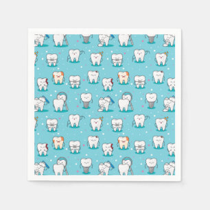 Servilleta De Papel Modelo dental lindo