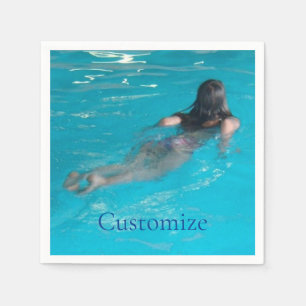 Servilleta De Papel Modelo femenino de natación Thunder_Cove