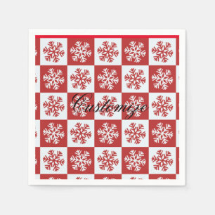 Servilleta De Papel Modelo Thunder_Cove del rojo/blanco del control