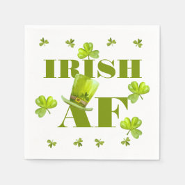 Servilleta De Papel Modern Funny IRISH AF