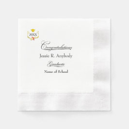 Servilleta De Papel Modern Graduation Party Paper Napkin