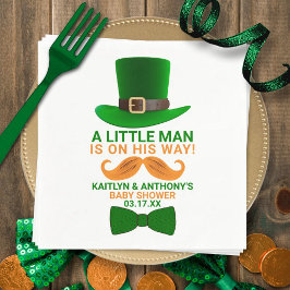Servilleta De Papel Modern Leprechaun St. Patrick's Day Baby Shower