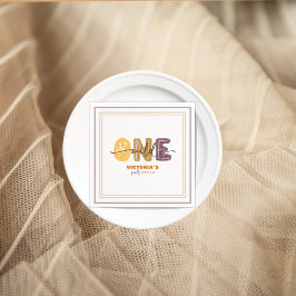 Servilleta De Papel Modern Wild One first birthday 