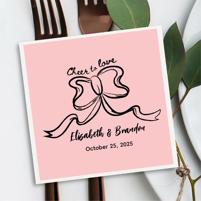 Servilleta De Papel Moderna alegría por amar las toallas Bodas persona (Subido por el creador)