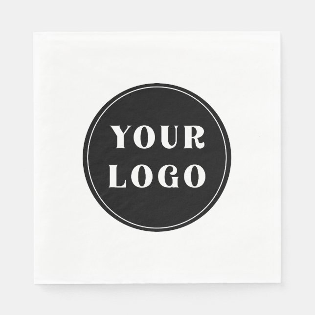 Servilleta De Papel Moderna, elegante, elegante y Personalizable (Anverso)