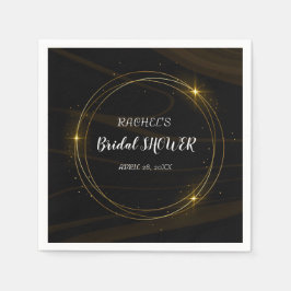 Servilleta De Papel Moderna Moda elegante luz de oro