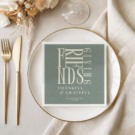 Servilleta De Papel Moderna y amigable cena floral