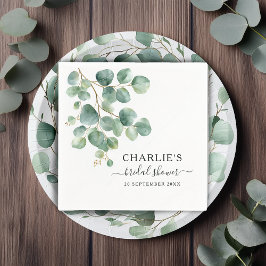 Servilleta De Papel Moderna y elegante Verdor Ducha Bridal