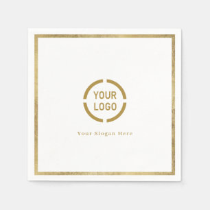 Servilleta De Papel Moderna y simple imitación del logo de la compañía