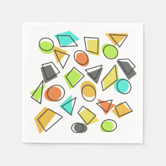 Servilleta De Papel Moderno a mediados del siglo XX