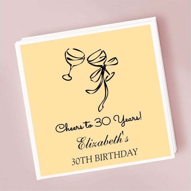 Servilleta De Papel Moderno beige vitorea a servilletas de cumpleaños  (Subido por el creador)