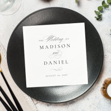 Moderno Boda clásico de guiones elegantes