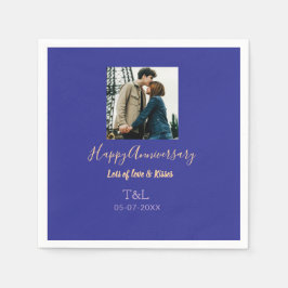 Servilleta De Papel Moderno boho feliz aniversario añadir nombre naran