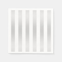 Moderno Chic Rayas Gris Satén Chic Decorativo