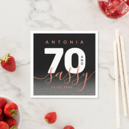 Servilleta De Papel Moderno cobre 70 y elegante