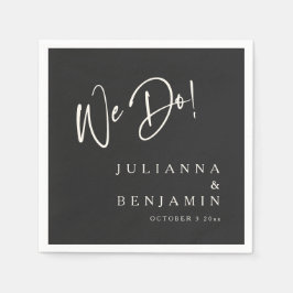 Servilleta De Papel Moderno Nosotros Hacemos Elegante Personalizado Ne