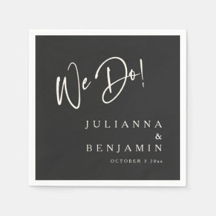 Servilleta De Papel Moderno Nosotros Hacemos Elegante Personalizado Ne