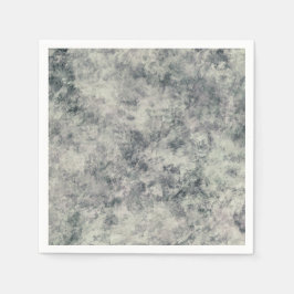 Servilleta De Papel Moderno Verde Gris Lavanda Salvia Texturizado Abst