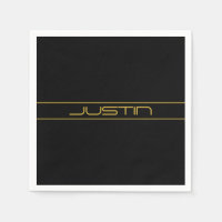 Moderno y elegante estilo Editable Gold Text & Str