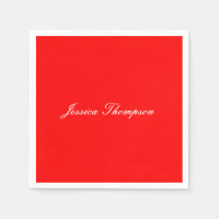 Moderno y elegante llano simple rojo profesional