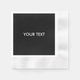 Servilleta De Papel Moderno y moderno Personalizado profesional Nombre