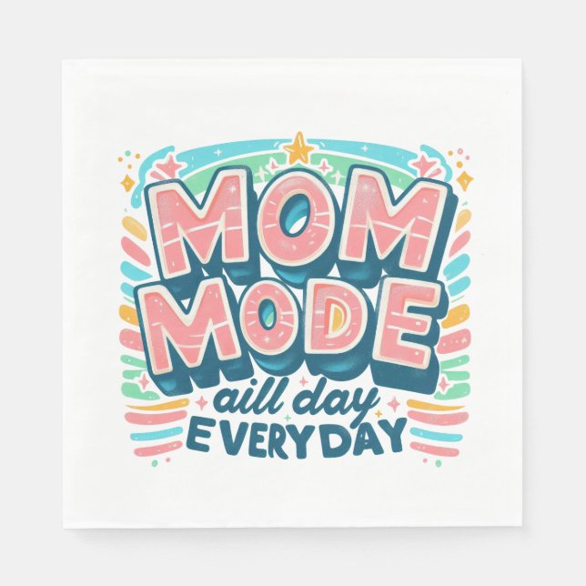 Servilleta De Papel Modo Mamá Todos Los Días (Anverso)