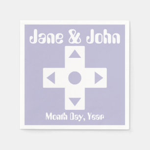 Servilleta De Papel Modo multijugador en servilletas Lavender