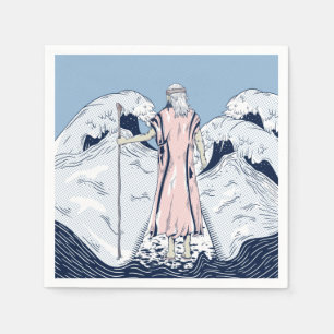 Servilleta De Papel Moisés y el mar de despedida