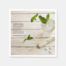Servilleta De Papel Mojito clásico