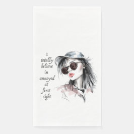 Servilleta De Papel Molesto a primera vista