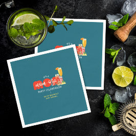 Servilleta De Papel Mom-osa Baby Shower 