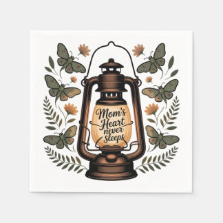 Servilleta De Papel Mom’s Heart Never Sleeps