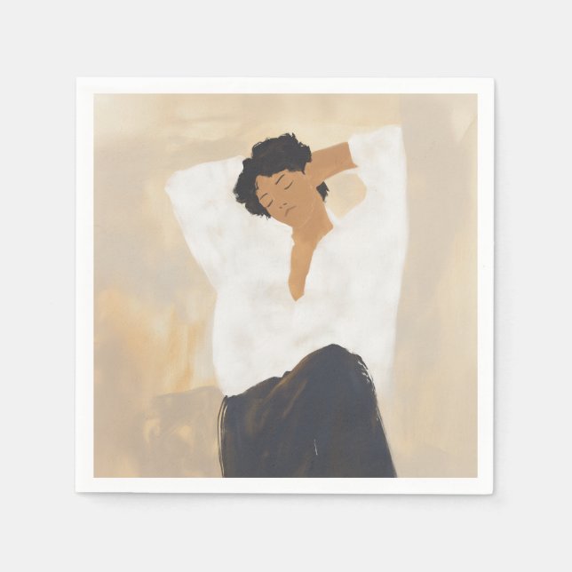 Servilleta De Papel Momento tranquilo (Anverso)