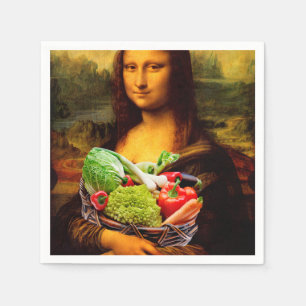 Servilleta De Papel Mona Lisa ama a las verduras