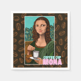 Servilleta De Papel Mona Lisa Art Coffee Edition