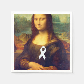 Servilleta De Papel Mona Lisa Con Cinta Blanca
