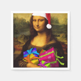 Servilleta De Papel Mona Lisa Santa Claus
