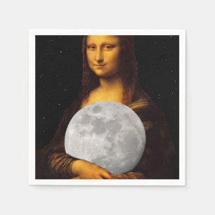 Servilleta De Papel Mona Moona Lisa