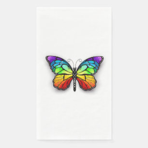 Servilleta De Papel Monarca de mariposa arcoiris