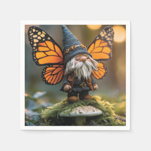Servilleta De Papel Monarch Butterfly Wingme Gnome - Creatura de fanta