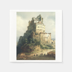 Servilleta De Papel Monasterio de Sacra di San Michele Arte Alpino