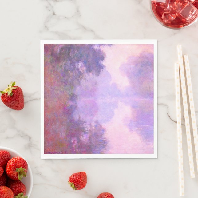 Servilleta De Papel Monet - Buenos días en el Sena (In situ)