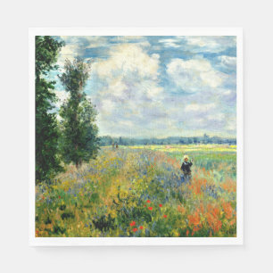 Servilleta De Papel Monet - Campo de amapolas, Argenteuil