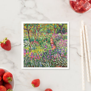 Servilleta De Papel Monet - El jardín de Iris en Giverny
