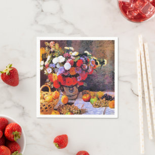 Servilleta De Papel Monet - Flores y fruta