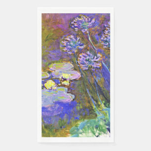 Servilleta De Papel Monet - Lilies de Agua y Agapanthus