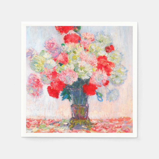 Servilleta De Papel Monet Peonies (Anverso)